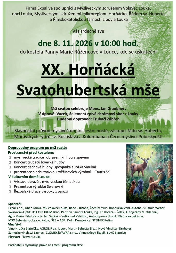 XXi Svatohubertská mše