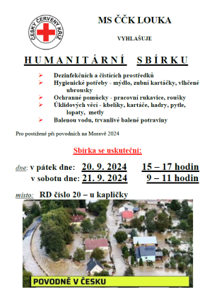 humanitarni sbirka 2024